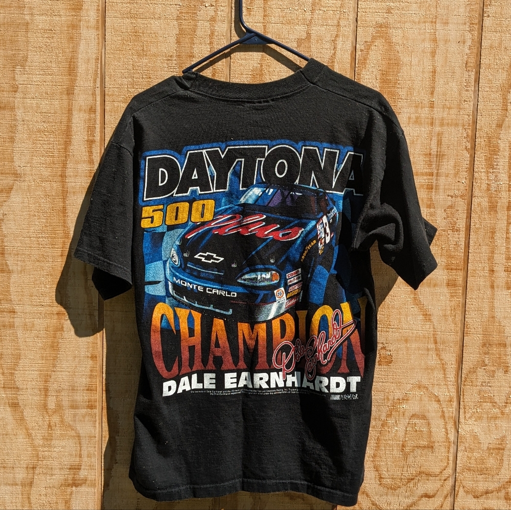 VINTAGE Dale Earnhardt Shirt Adult The Intimidator Daytona 500 Champion